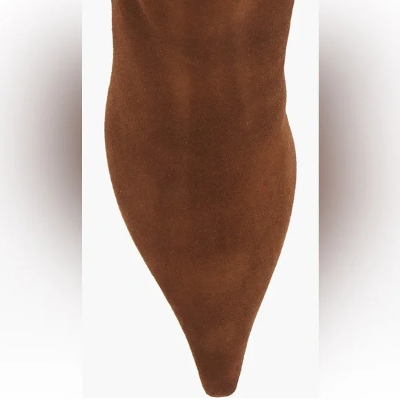 Aeyde Zoe Kitten Heel Boots, 38, Brown - Picture 13 of 16